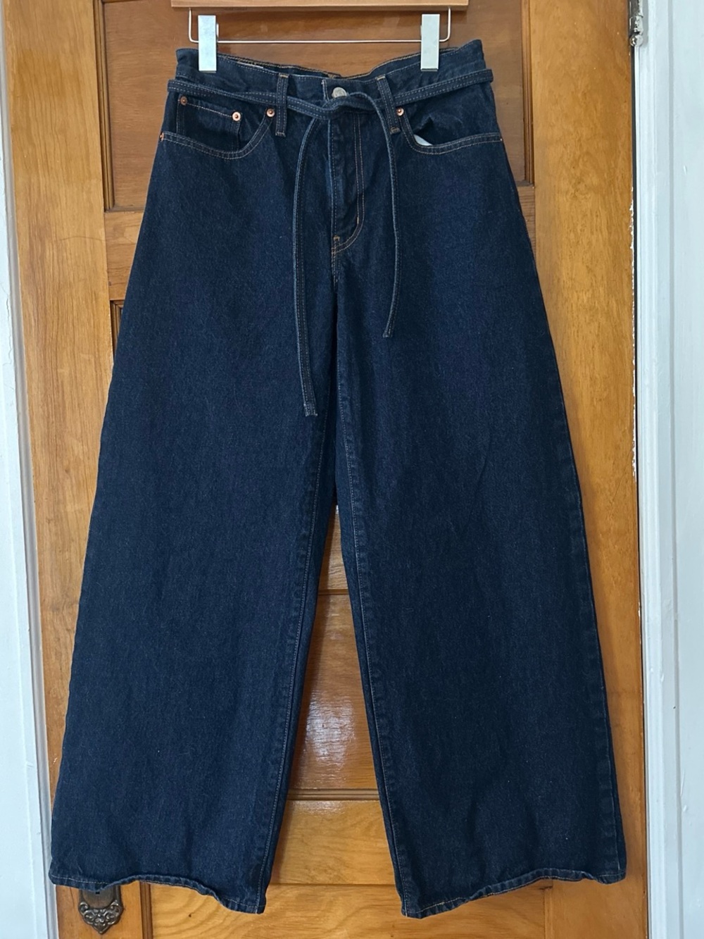 Levi's XL straight jeans in dark inky wash